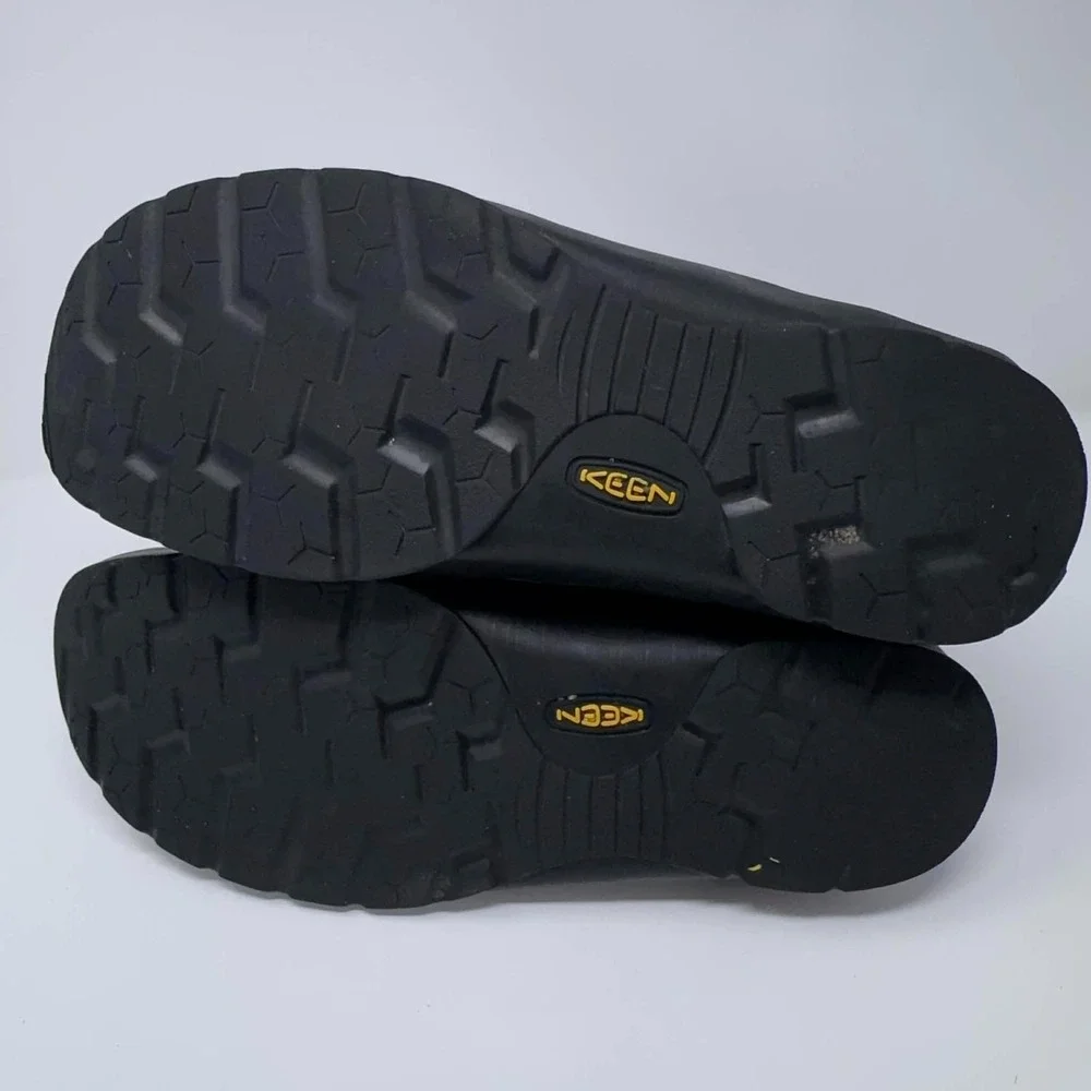KEEN‎ Jasper Mid Top Sneaker Mens Size 12 Black Suede Hike Outdoor Casual Shoe